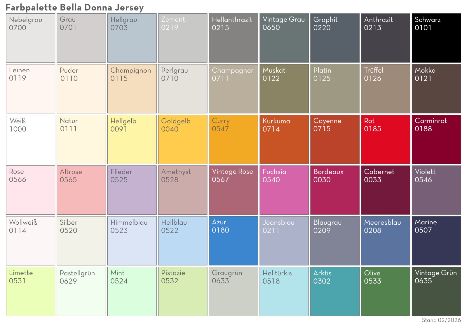 Spannbettlaken  Bella Donna Jersey