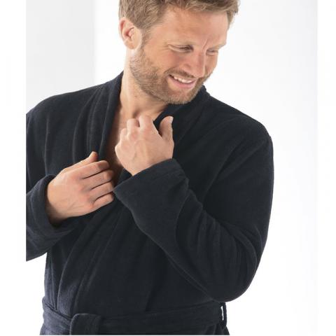 Bademantel 823 für Herren Kimono - Uni Miniatur 2