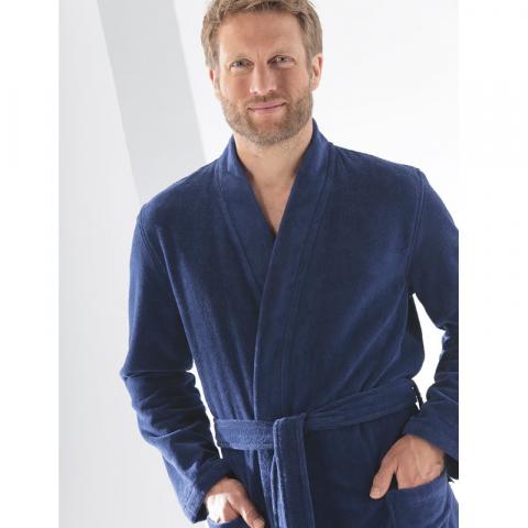 Bademantel 823 für Herren Kimono - Uni Miniatur 2