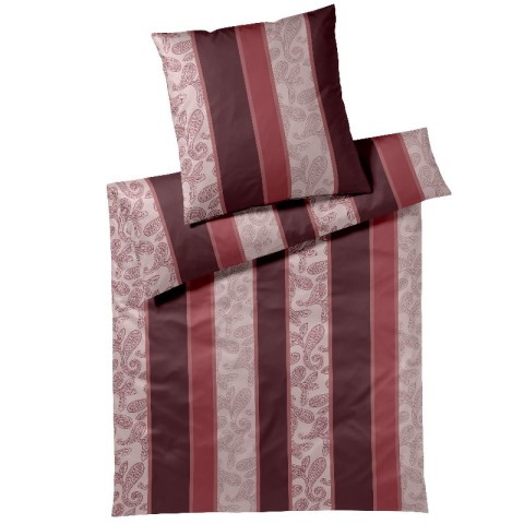 JOOP! Bettwäsche Paisley Stripes 4121 | rouge 01 