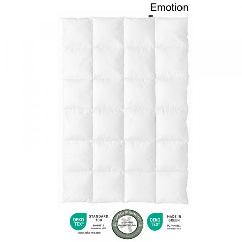 Daunendecke Emotion Kassettenbett 4x6 mit 2 cm Innensteg Warm Winterbett Miniatur 1