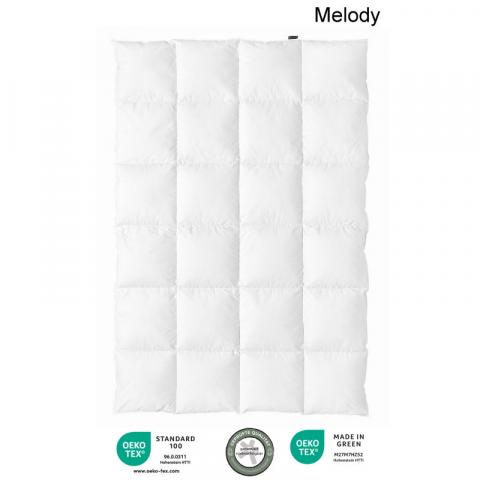 Daunendecke Melody Kassettenbett 4x6 mit 2 cm Innensteg Warm Winterbett Miniatur 1