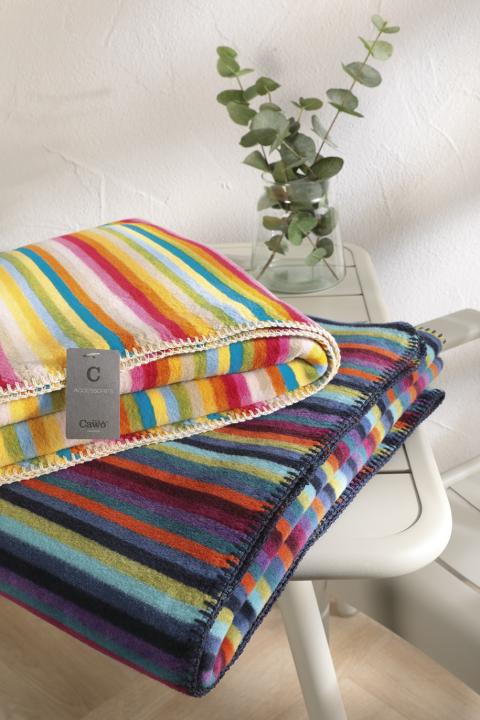 Wohndecke Lifestyle - Streifen Design - multicolor Miniatur 3