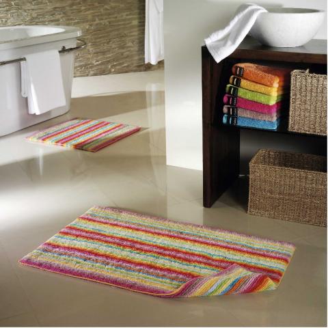 Wende Badteppich Life Style Streifen bunt 7008 Miniatur 2