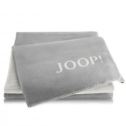 Wohndecke JOOP! Melange - Doubleface 739223 | Graphit - Ecru  