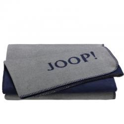 Wohndecke JOOP! Uni Doubleface 781888 | Silber-Navy 